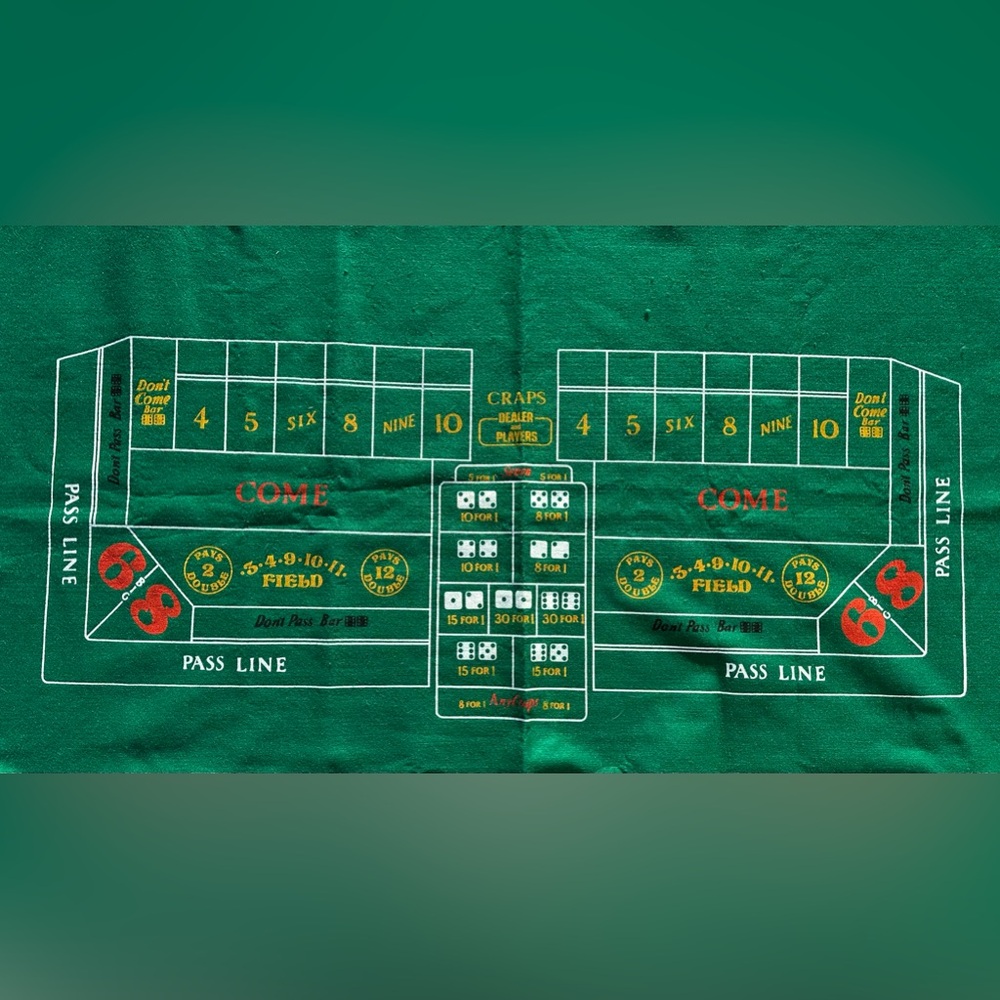 Crapps and Black Jack Felt